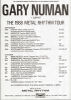 Gary Numan Metal Rhythm 1988 UK